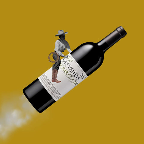 American 50's image with glasses of gin and tonics