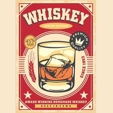 Whisky vintage poster