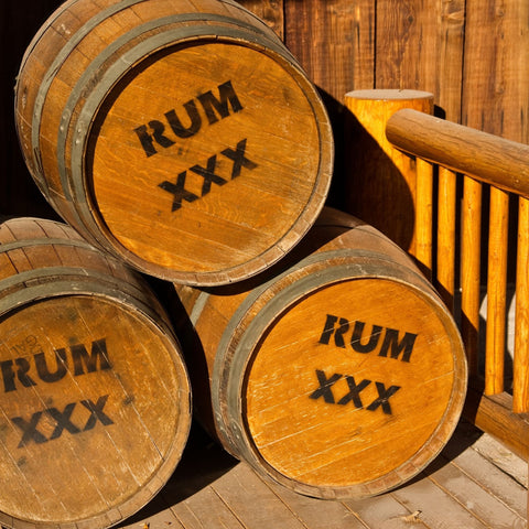 rum barrels