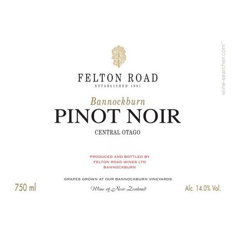 Felton Road, Bannockburn Pinot Noir, Central Otago