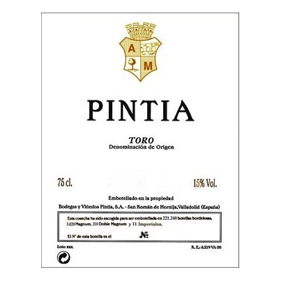 Vega Sicilia, Pintia, Toro DO