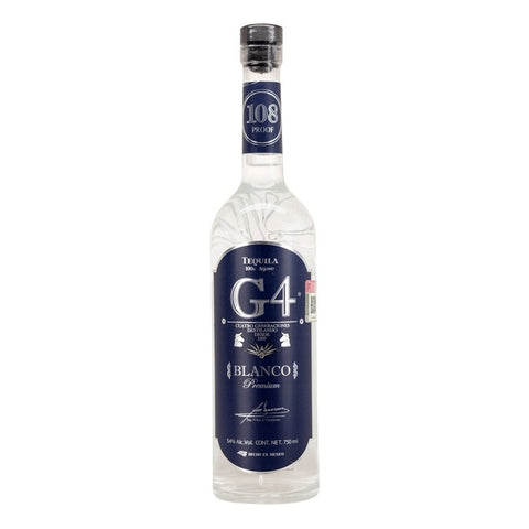 G4 Tequila Blanco 108 Proof