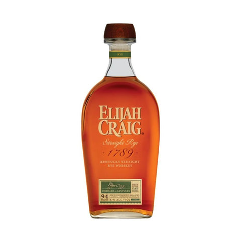 Elijah Craig Straight Rye Whiskey