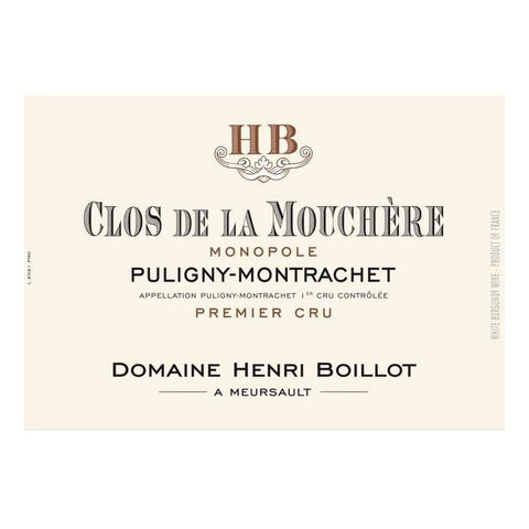 Domaine Henri Boillot, Puligny-Montrachet Premier Cru, Clos de la Mouchere