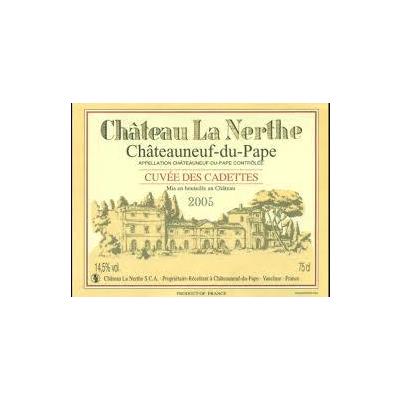 Chateau La Nerthe, Chateauneuf-du-Pape, Cadettes