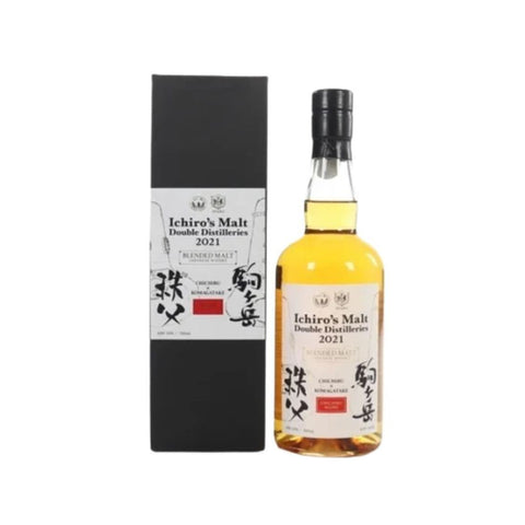 Ichiro, Blended Malt Double Distilleries Chichibu x Komagatake Bottled 2021