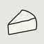 Brie Cheese Icon