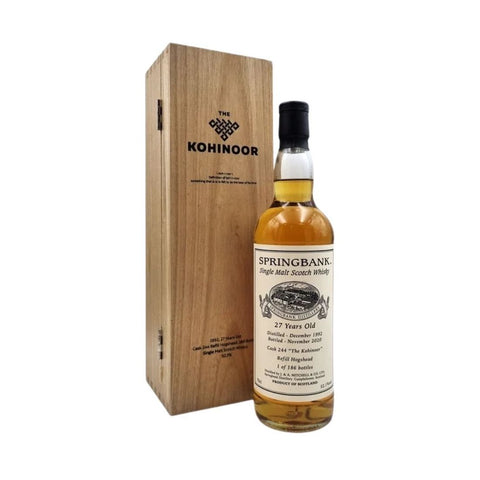 Springbank 27 Year Old Cask 244 The Kohinoor, Bottled 2020