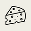Gouda Cheese Icon Without Box