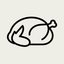 Roast Chicken Icon