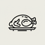 Roast Duck Icon
