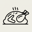 Roast Guinea Fowl Icon