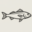 Smaller Red Mullet Icon